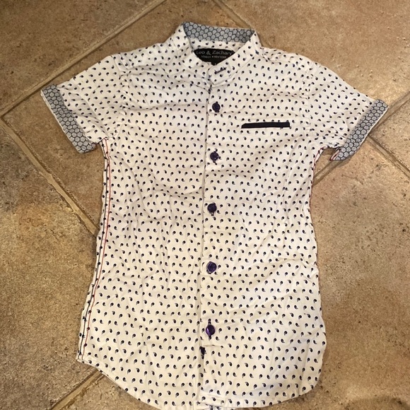 Also & Zachary boys button down shirt size 6 - Picture 1 of 5
